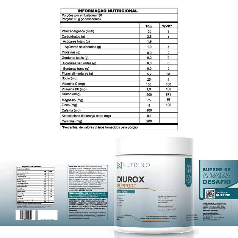 Tabela Nutricional Creatina Thermo