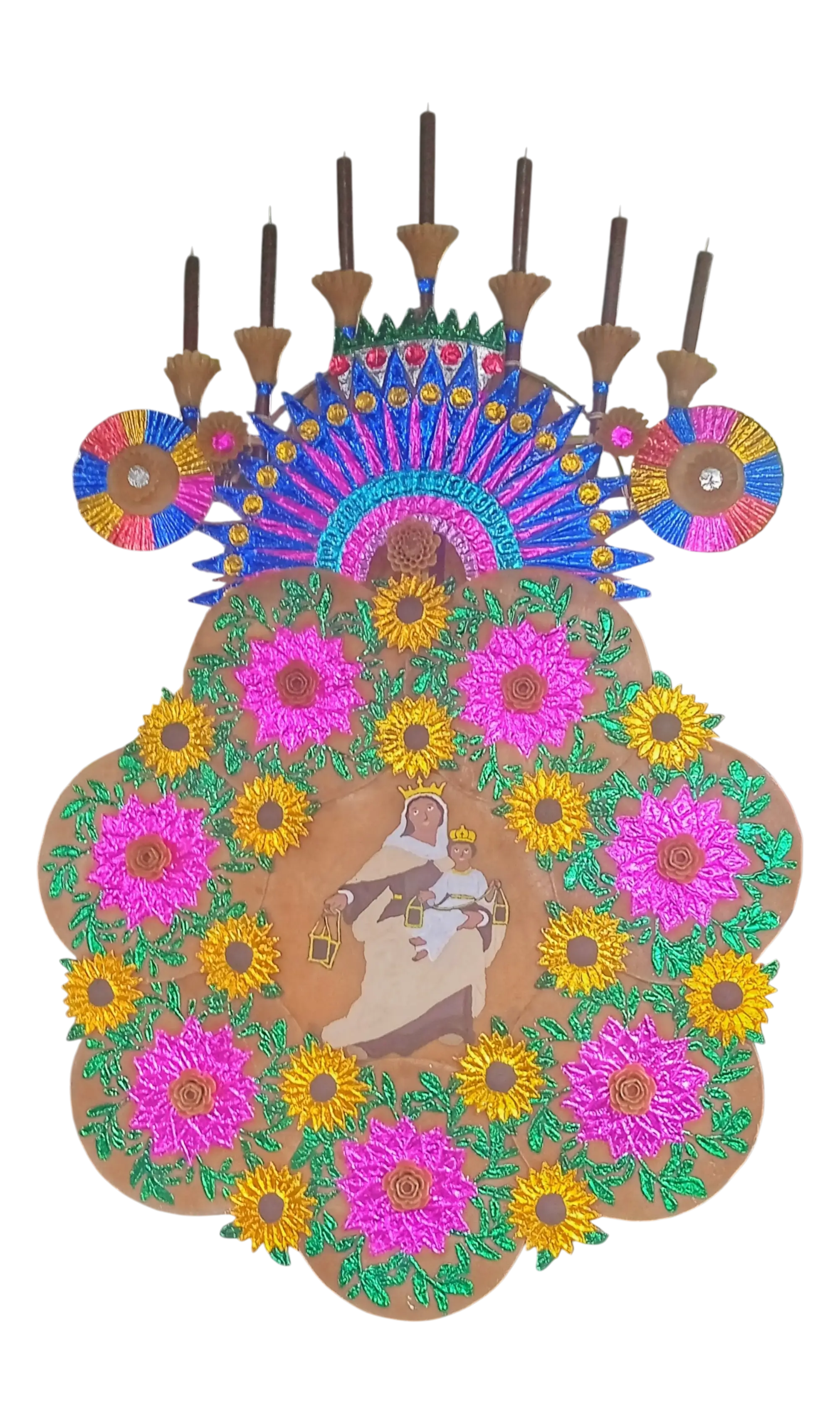 Girasoles en Zoquiapan Puebla