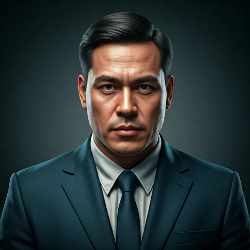 Portrait of a confident businessman in a suit