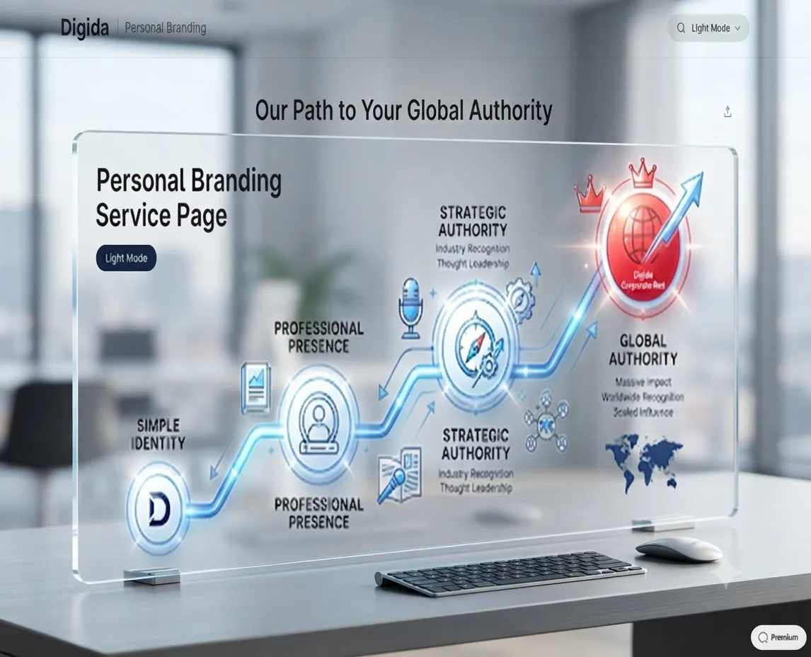 Digida branding framework roadmap visualization