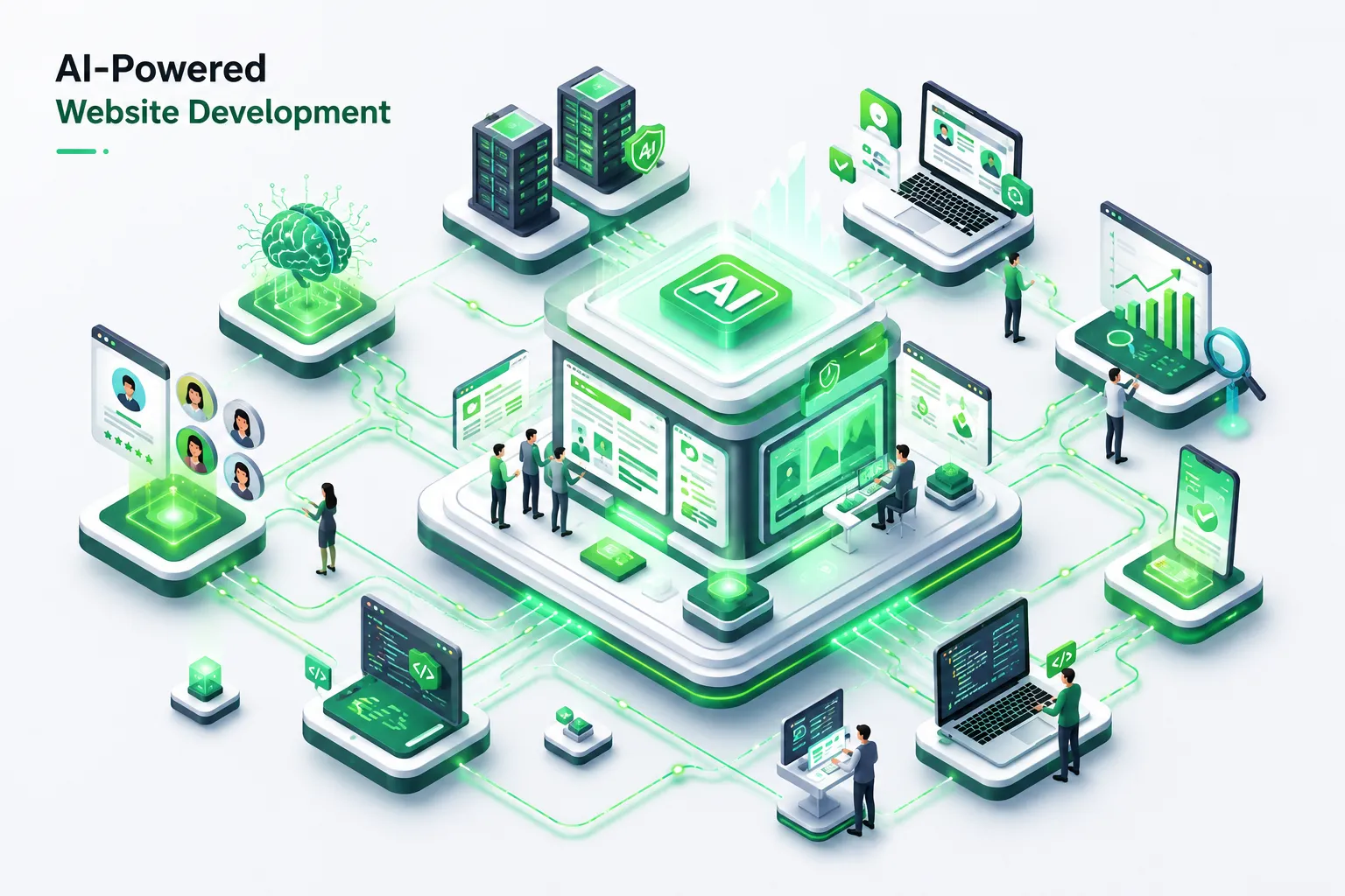 AI-driven ecosystem powering the website