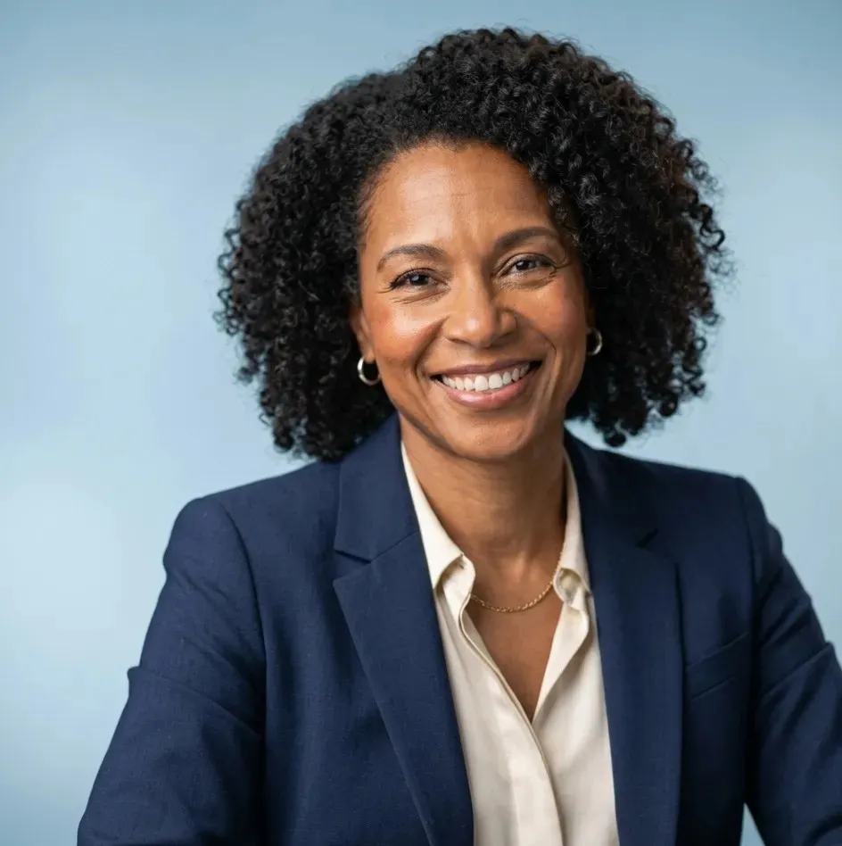 Confident education professional portrait