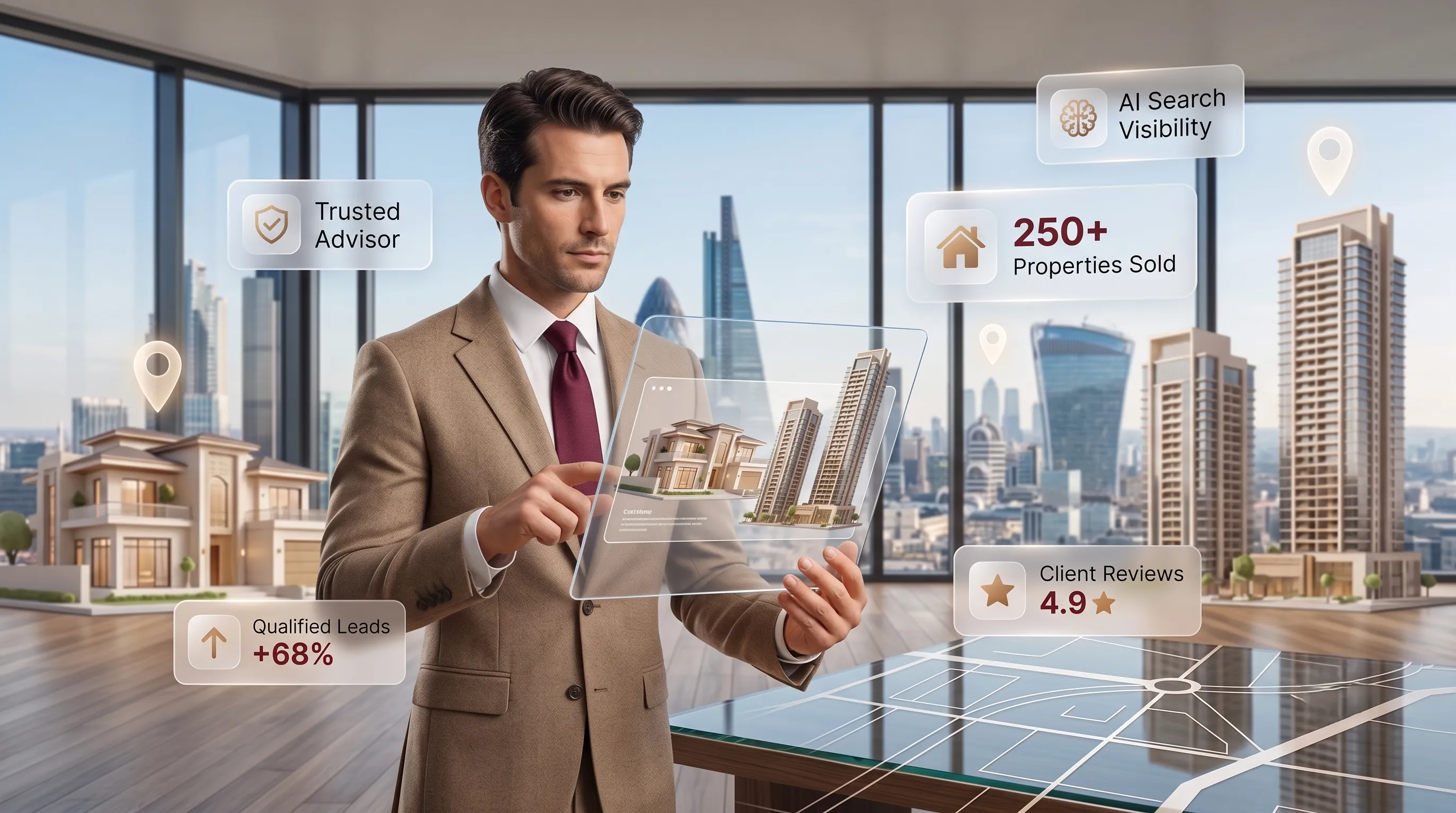 AI-powered personal branding for property consultants