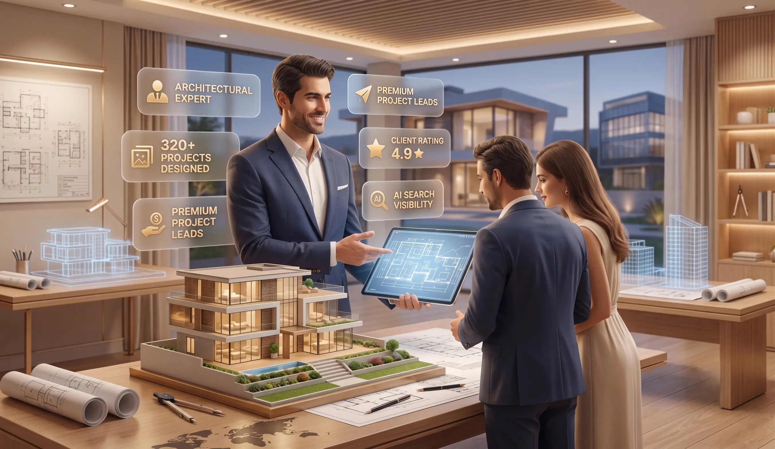 AI-powered personal branding for architects