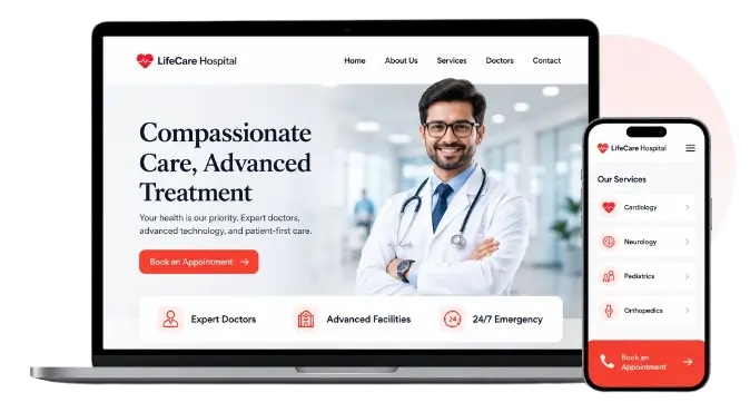 Why Website is Important for Your HealthCare Business Dashboard Mockups