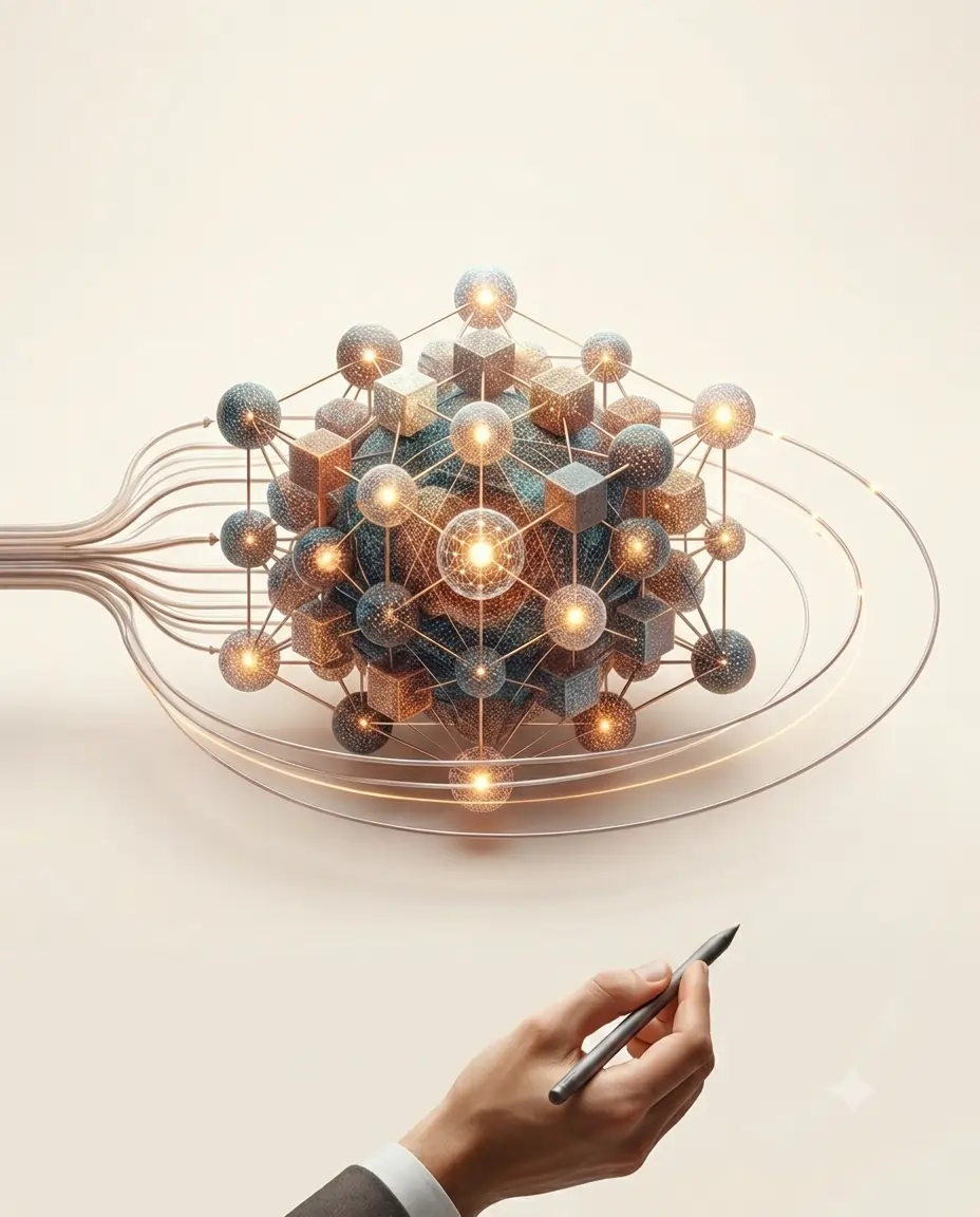AI and search technology visualization