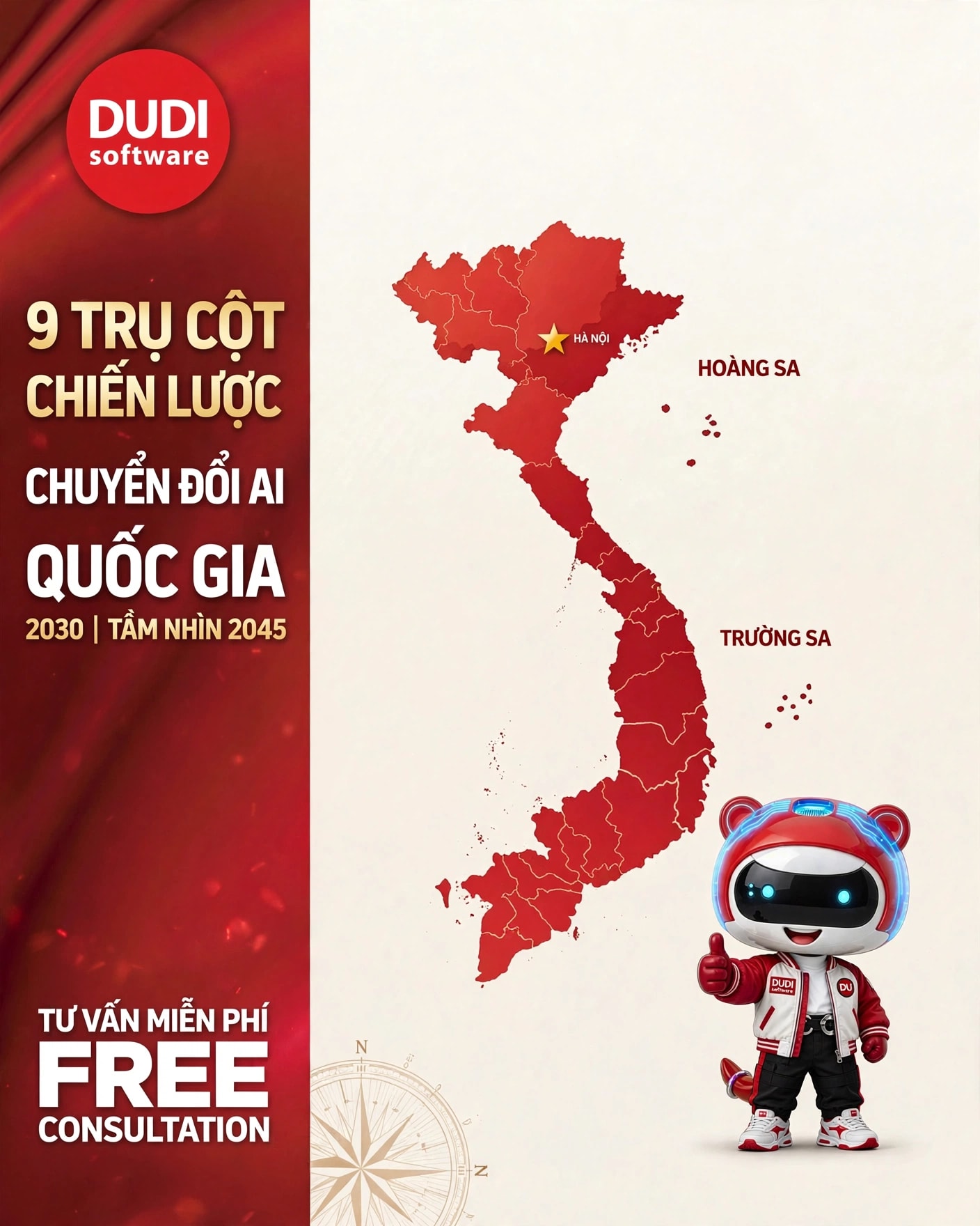 Việt Nam Công Bố 9 Trụ Cột Chiến Lược Chuyển Đổi AI Quốc Gia: Doanh Nghiệp Nhỏ Nằm Ở Đâu Trong Bức Tranh Này?