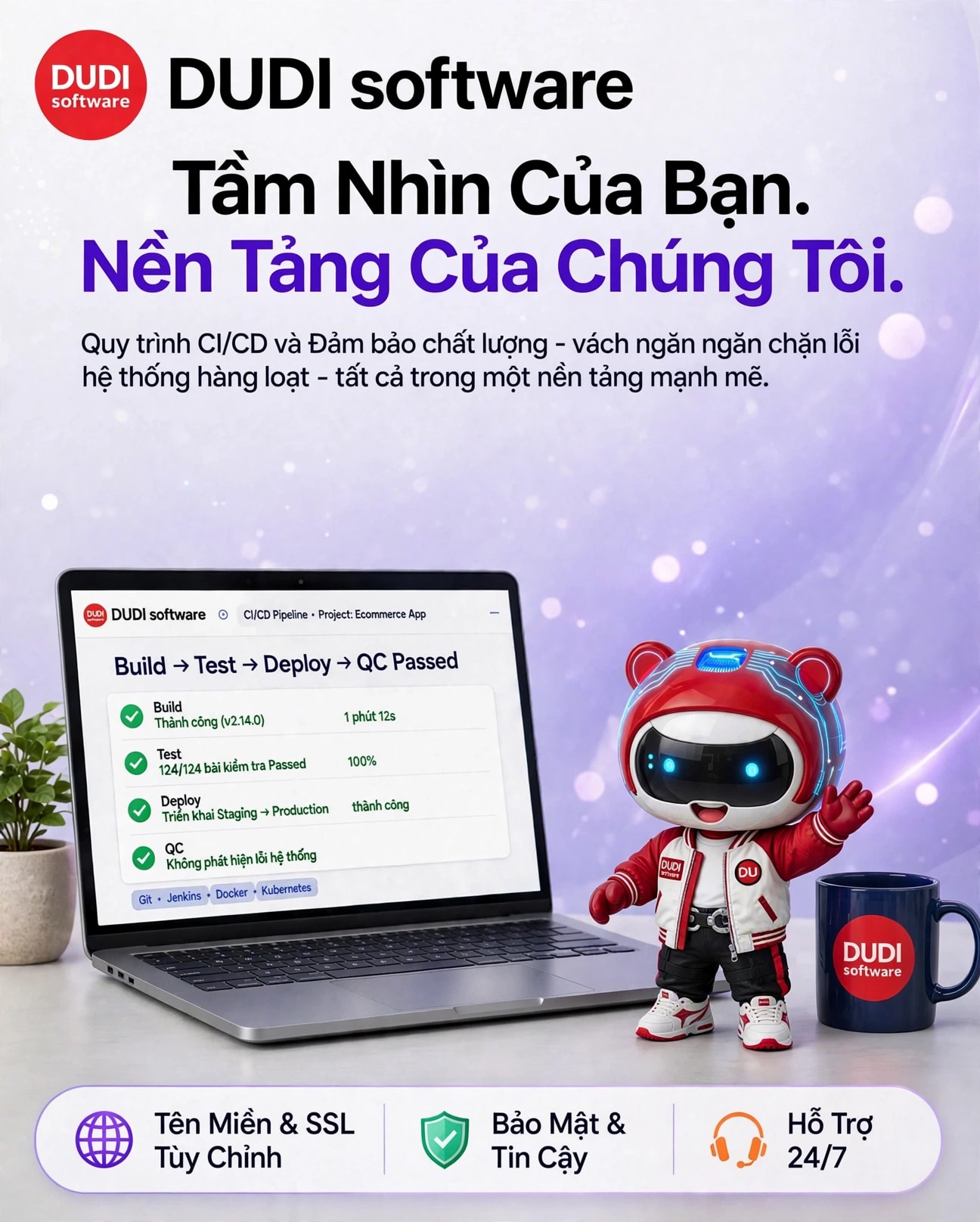 Quy Trình CI/CD Và Đảm Bảo Chất Lượng (QC): Vách Ngăn Ngăn Chặn Lỗi Hệ Thống Hàng Loạt