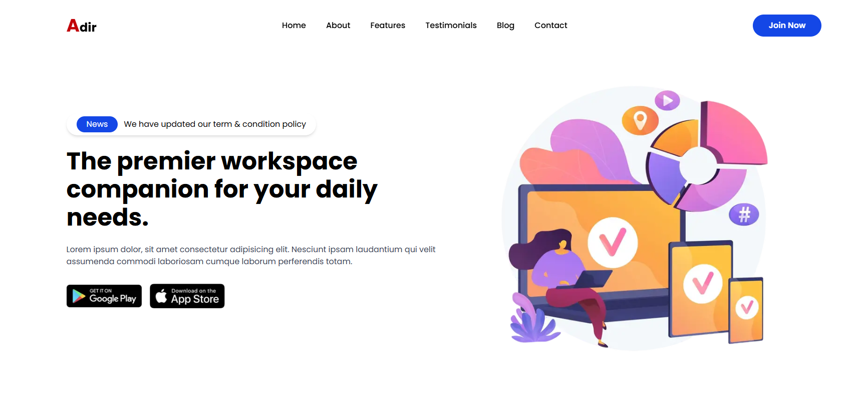 Worksapce Landing Page teaser