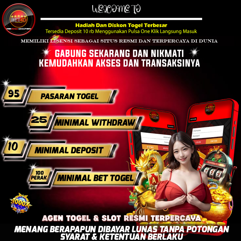 BET4D @ Link Toto Togel 4D & Rtp Slot88 Gacor Auto JP Maxwin!