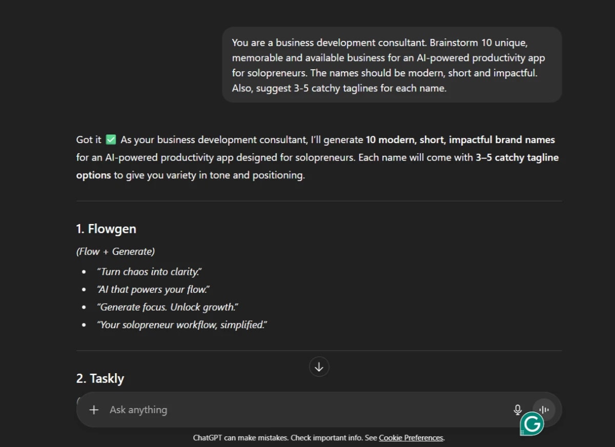 AI assistant visualizing productivity ideas with sketches, notes, and stopwatch — highlighting the Unique Value of AI in 10 Minutes.