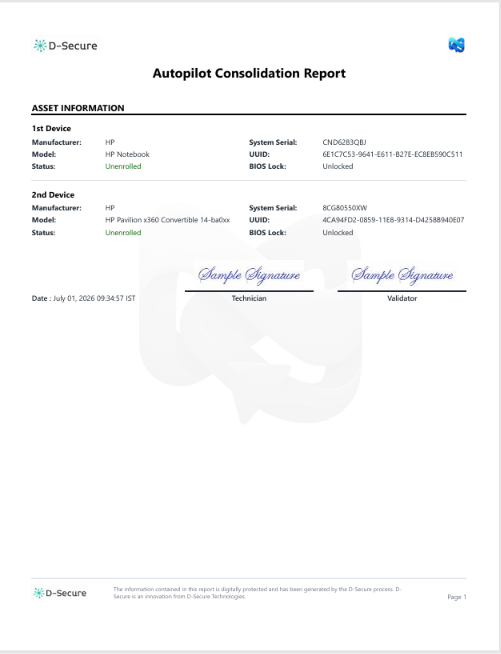 Autopilot Detection Report Page 2