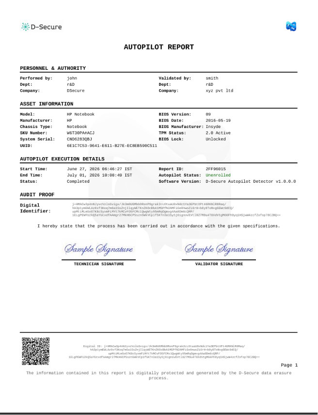 Autopilot / MDM Certificate