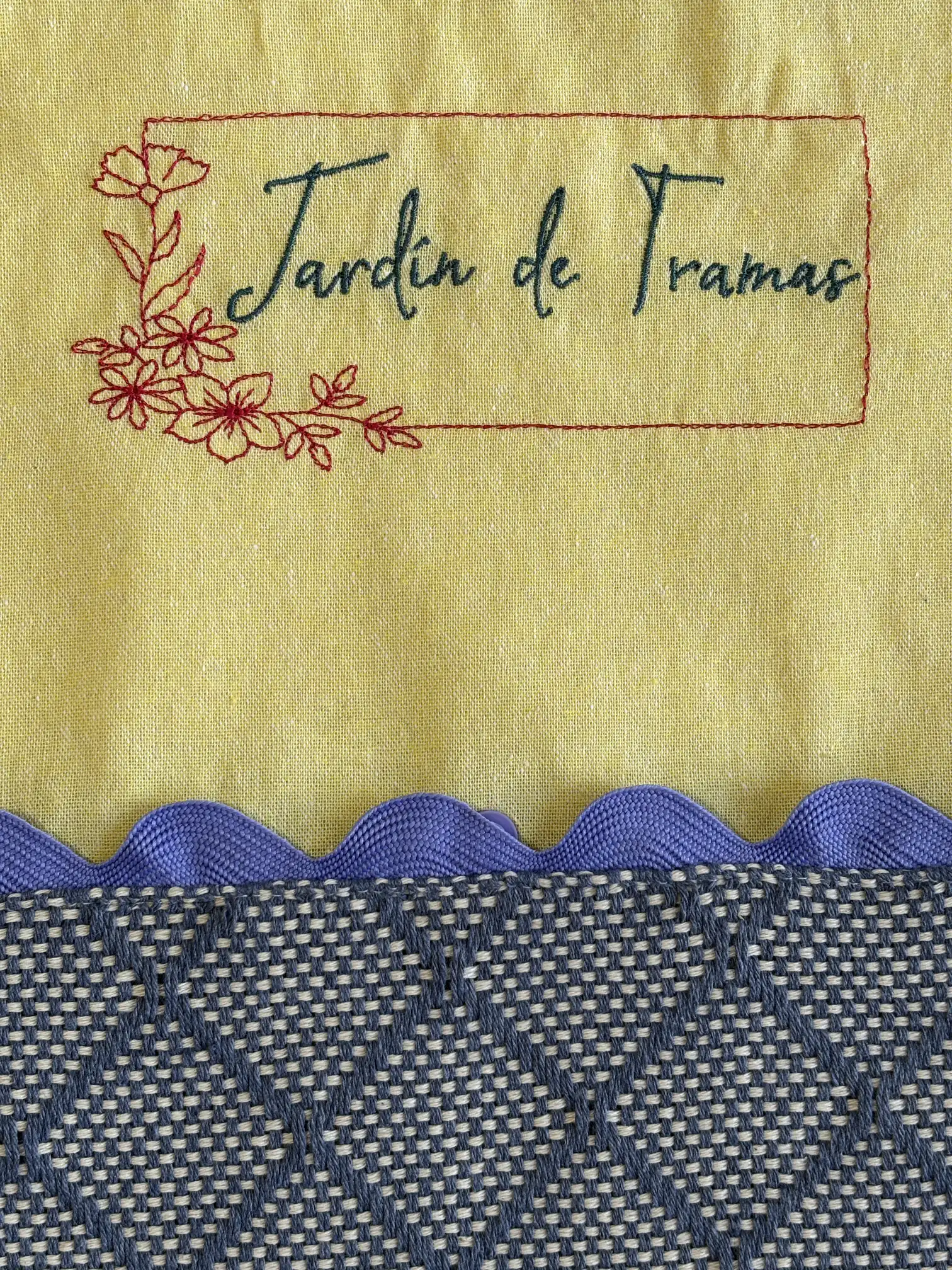 Embroidered Tote Bag of Jardín de Tramas - Image 1