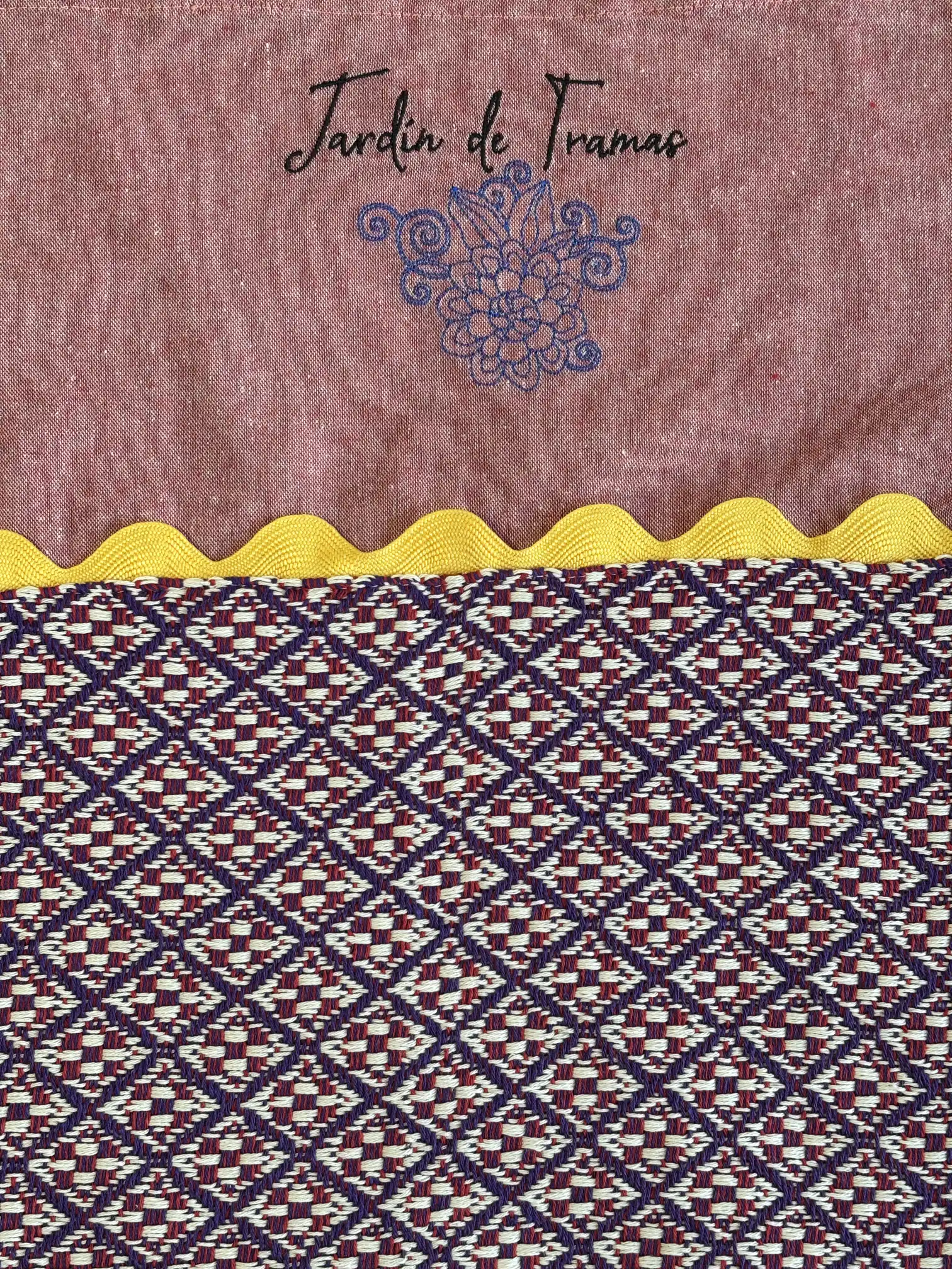 Embroidered Tote Bag of Jardín de Tramas - Image 1