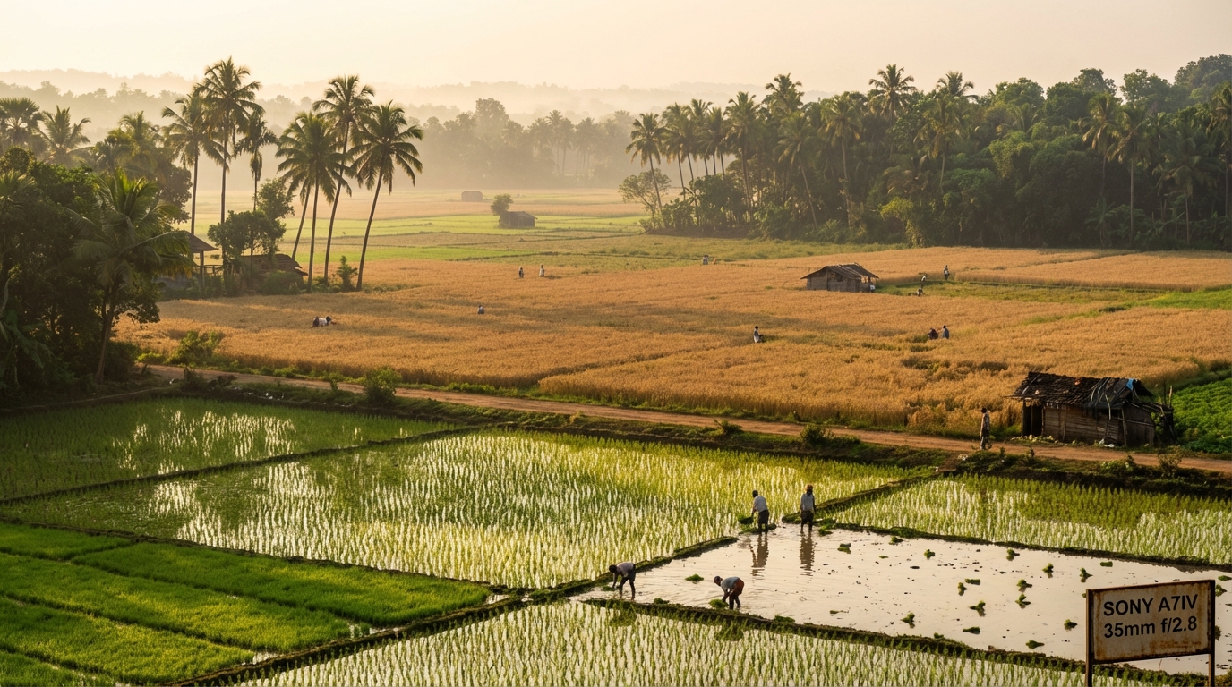 Diverse agricultural landscapes of India
