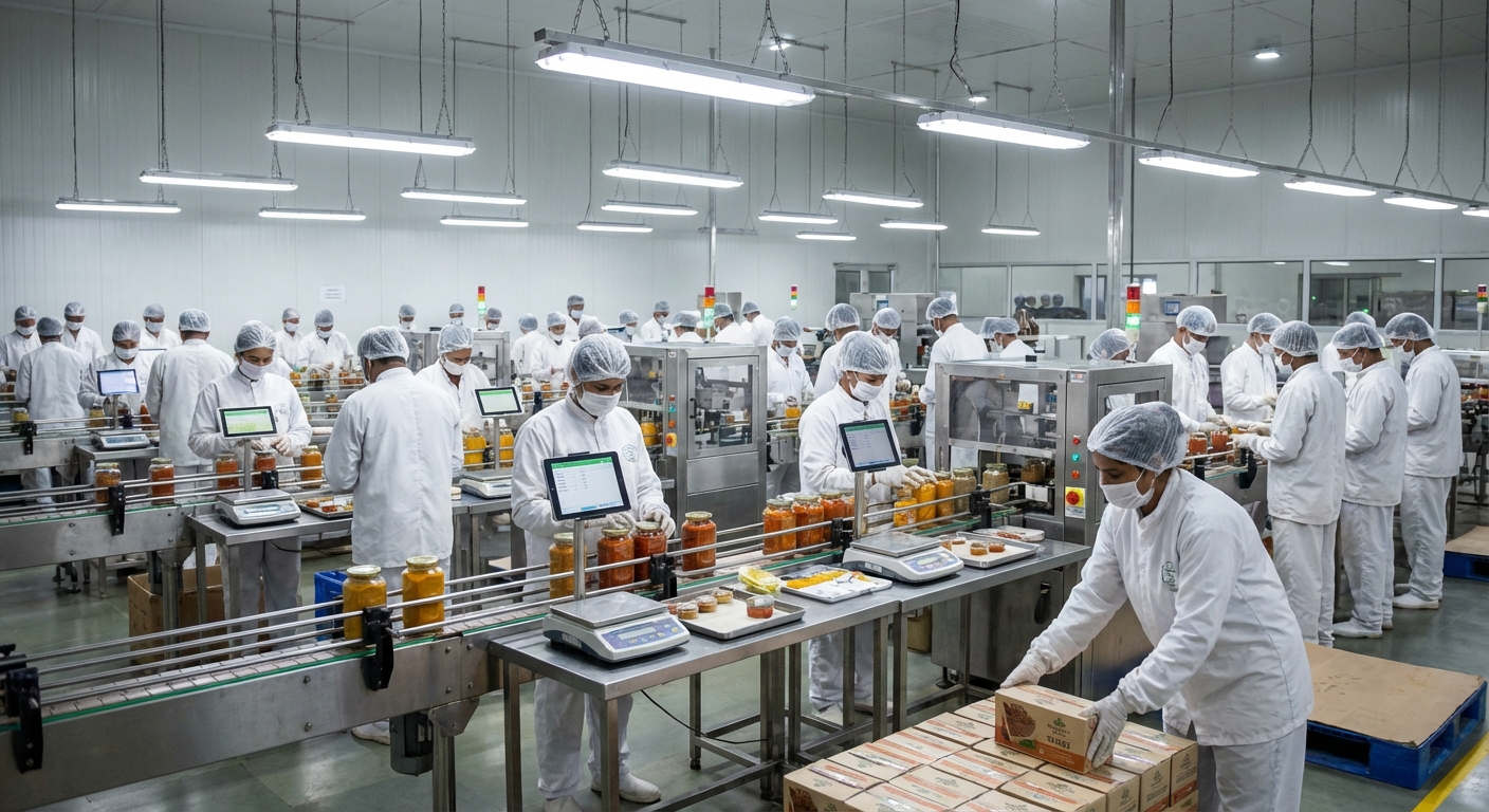 Food processing and export infrastructure in India