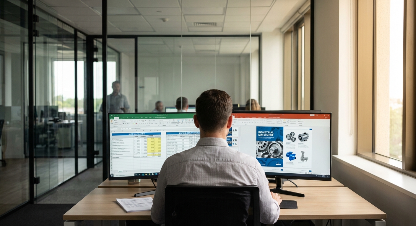 Calculator and financial documents representing customs valuation calculations