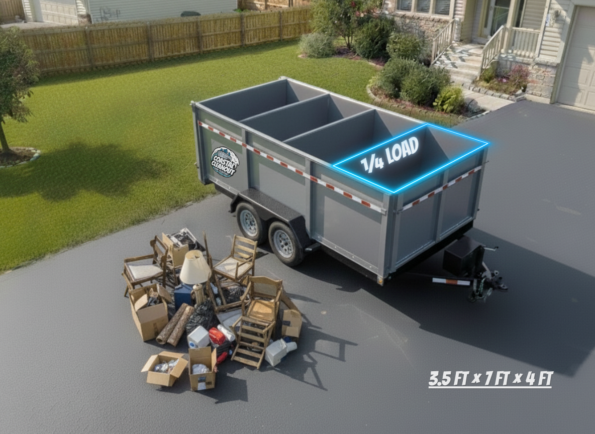 1/4 Trailer Load Truck Load