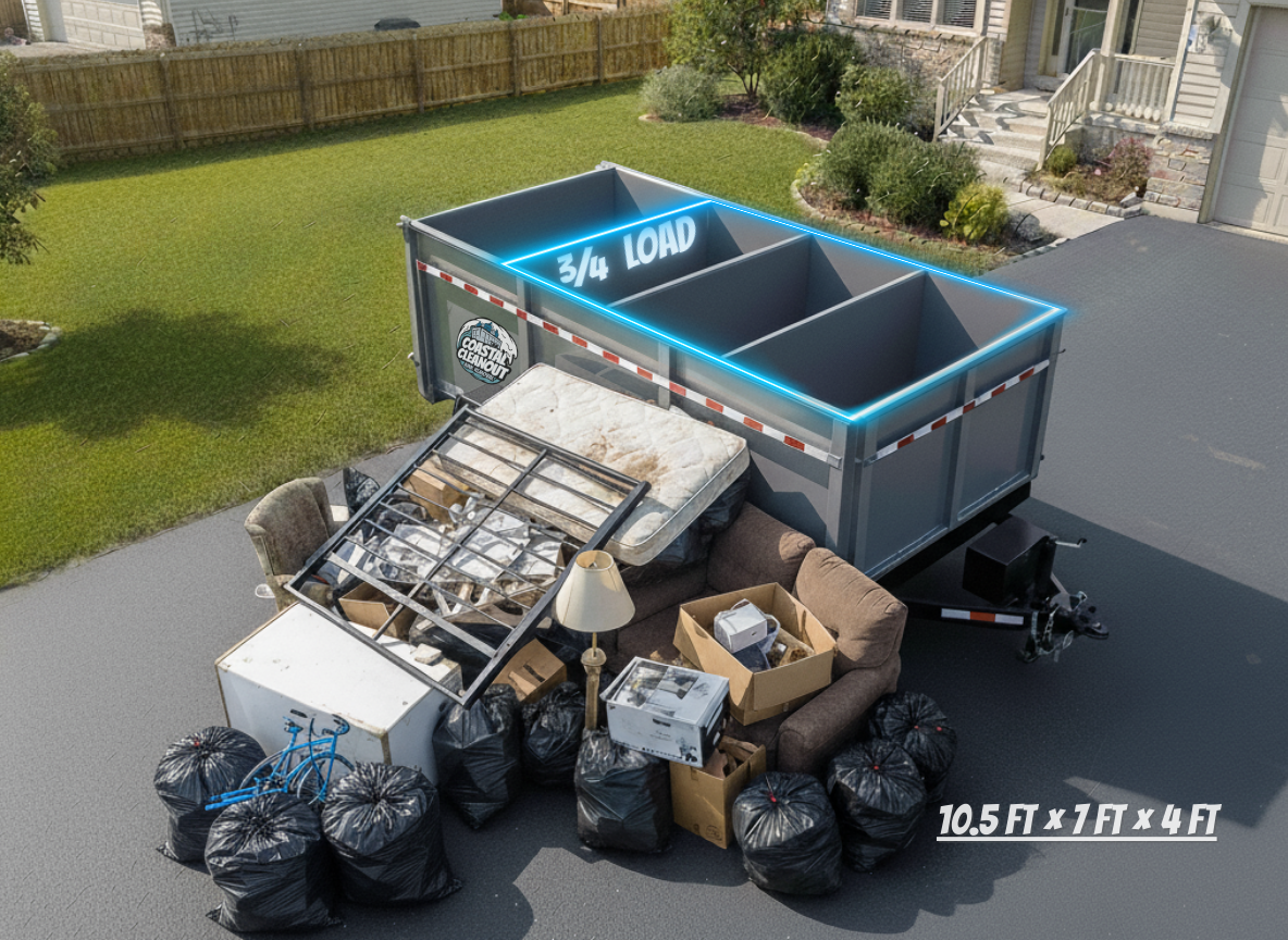 3/4 Trailer Load Truck Load