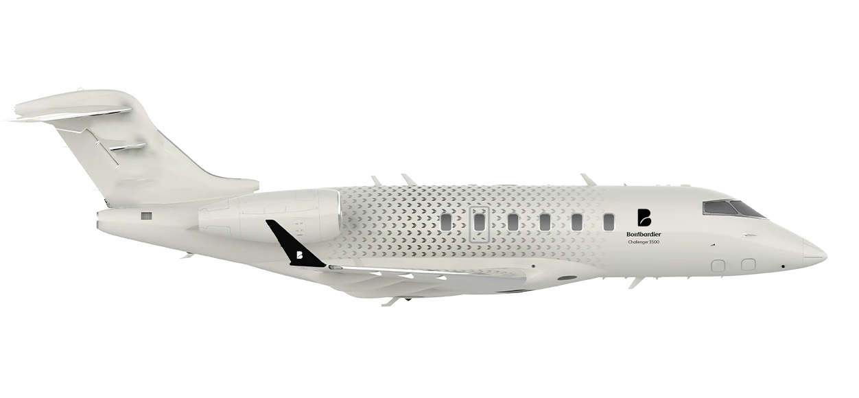 Challenger 3500 Side View