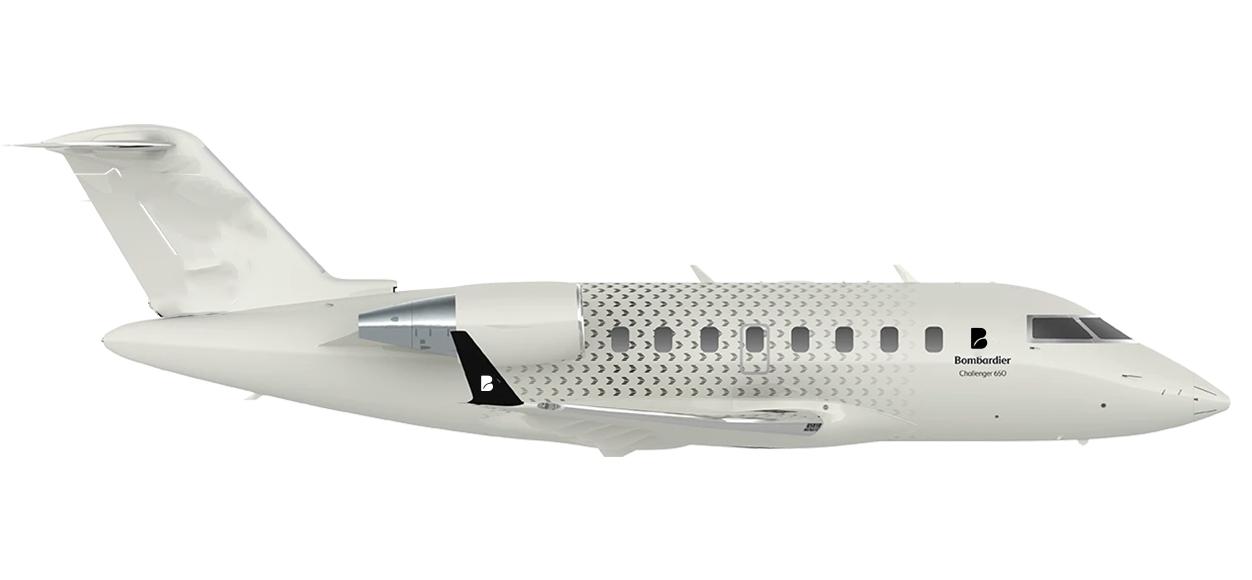 Challenger 650 Side View