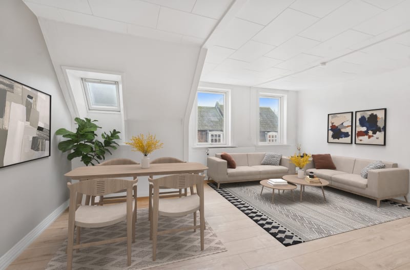 Nyistandsat 2-værelses lejlighed i hjertet af Vejle – 51 m²