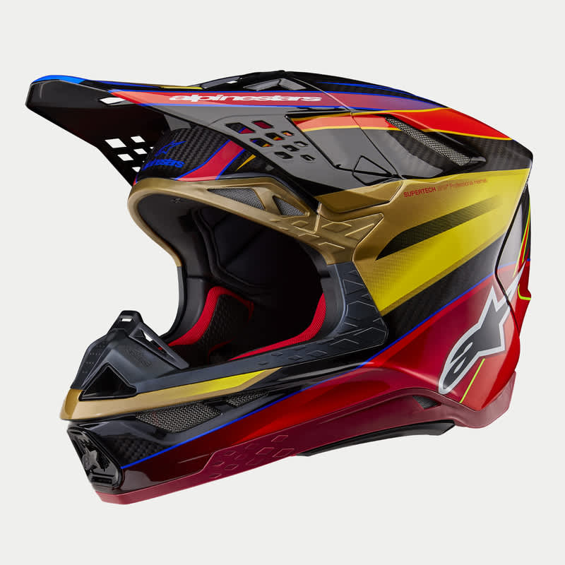 Alpinestars Helm S-M10 ERA Gold - Alpinestars - Motocross Parts
