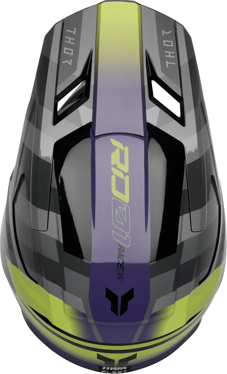 Thor Youth fleet Helmet - camber black/purple - Thor