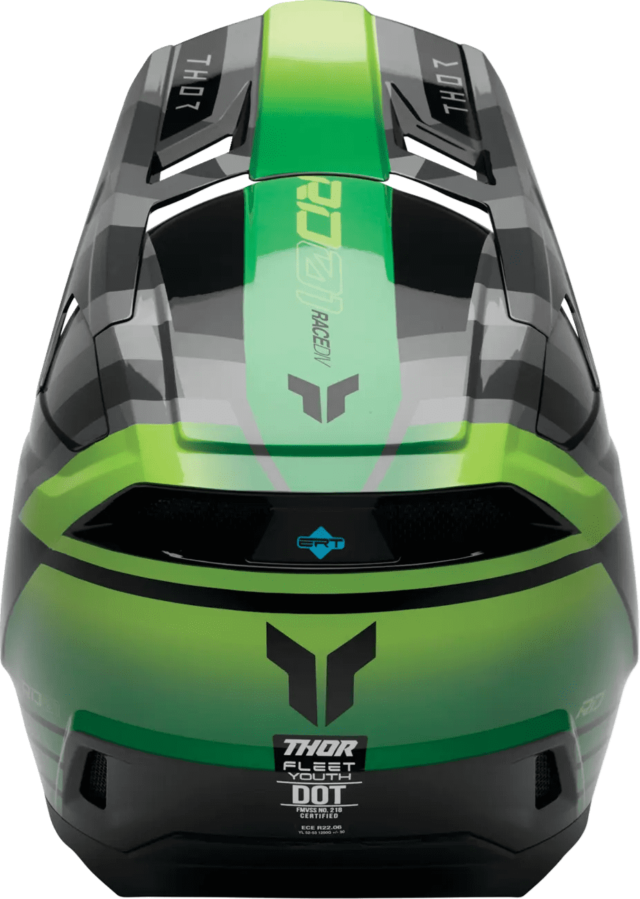 Thor Youth fleet Helmet - camber black/green - Thor