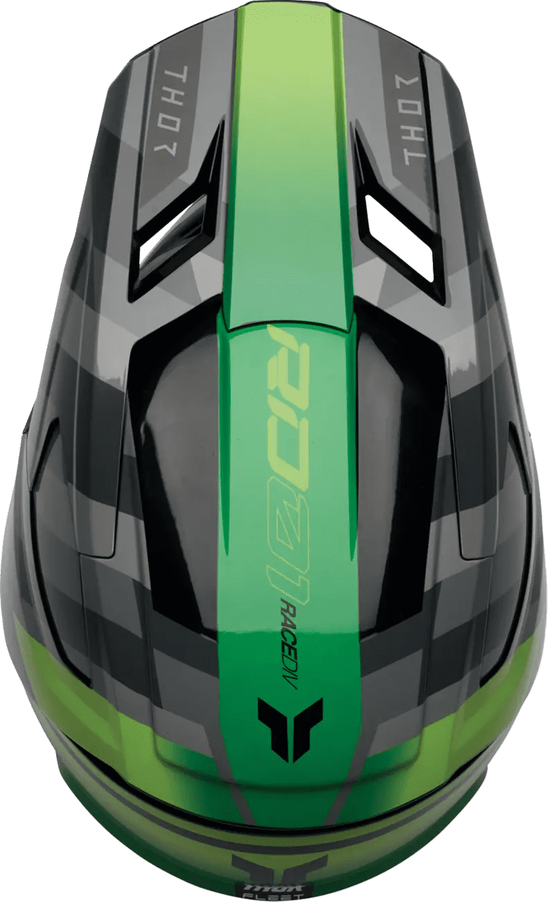 Thor Youth fleet Helmet - camber black/green - Thor