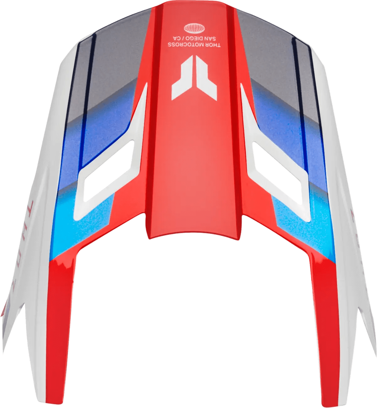Thor fleet - defy visor white/red/blue - Thor