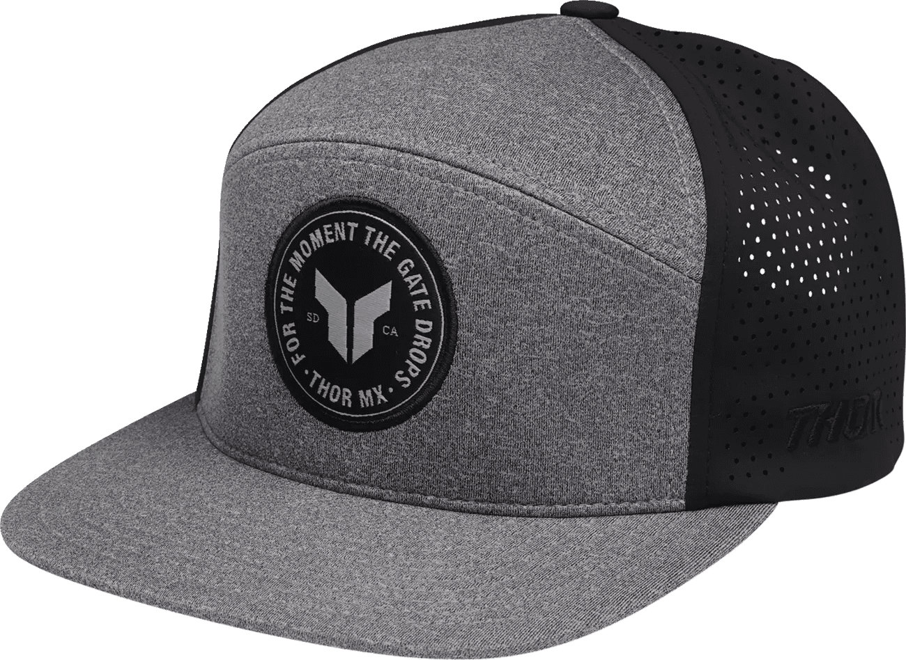 Thor badge snapback - heather gray/black - Thor