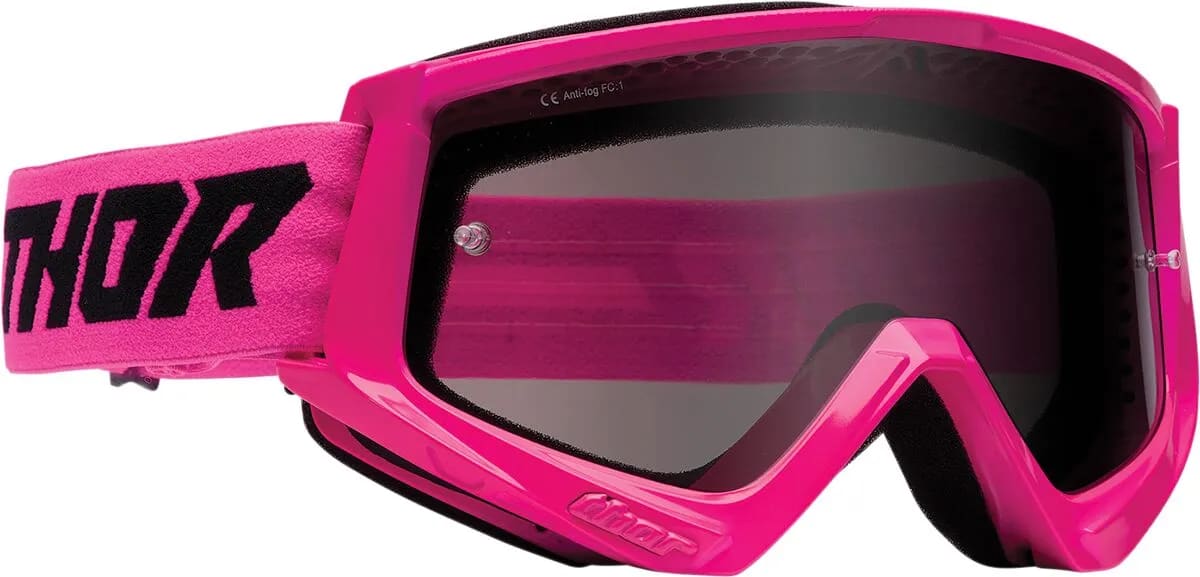 Thor combat racer sand goggle - flo pink/black - Thor - Motocross Parts