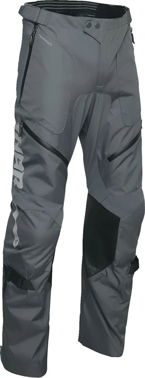 Thor terrain pant - over the boot - charcoal - Thor - Motocross Parts