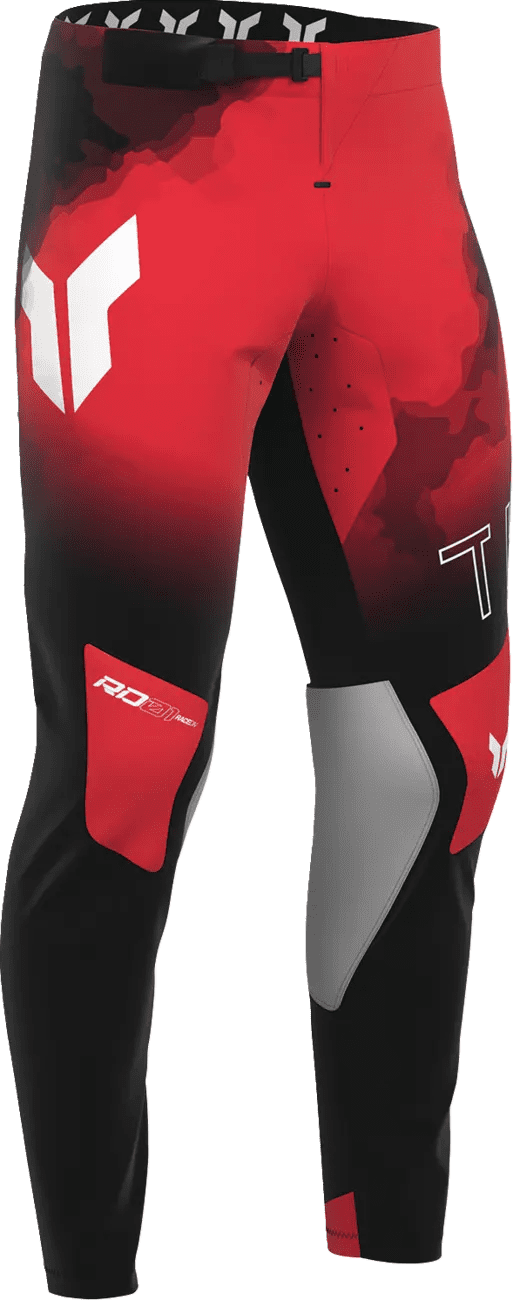 Thor Sportmode Hose - Carbon Schwarz/Rot - Thor - Motocross Parts