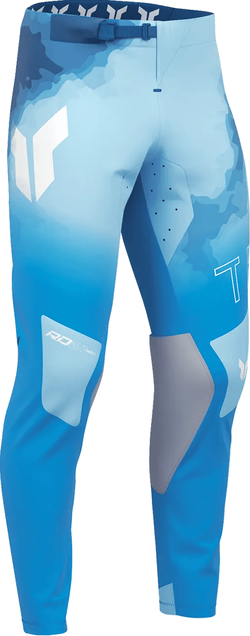 Thor Sportmode Pants - Carbon Electric Blue/Powder Blue - Thor - Motocross Parts