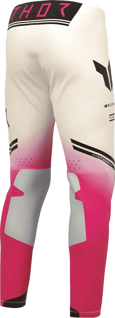 Thor Sportmode Pants - Geo Vintage White/Pink - Thor