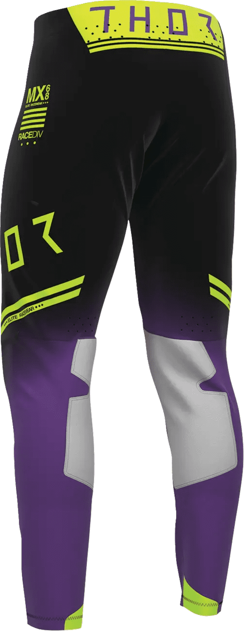 Thor Sportmode Hose - Geo Schwarz/Violett - Thor
