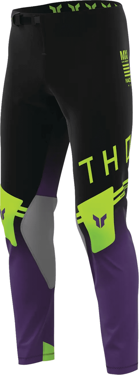 Thor Sportmode Hose - Geo Schwarz/Violett - Thor