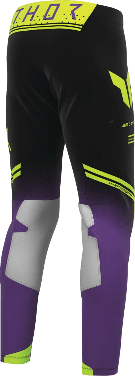 Thor Sportmode Hose - Geo Schwarz/Violett - Thor