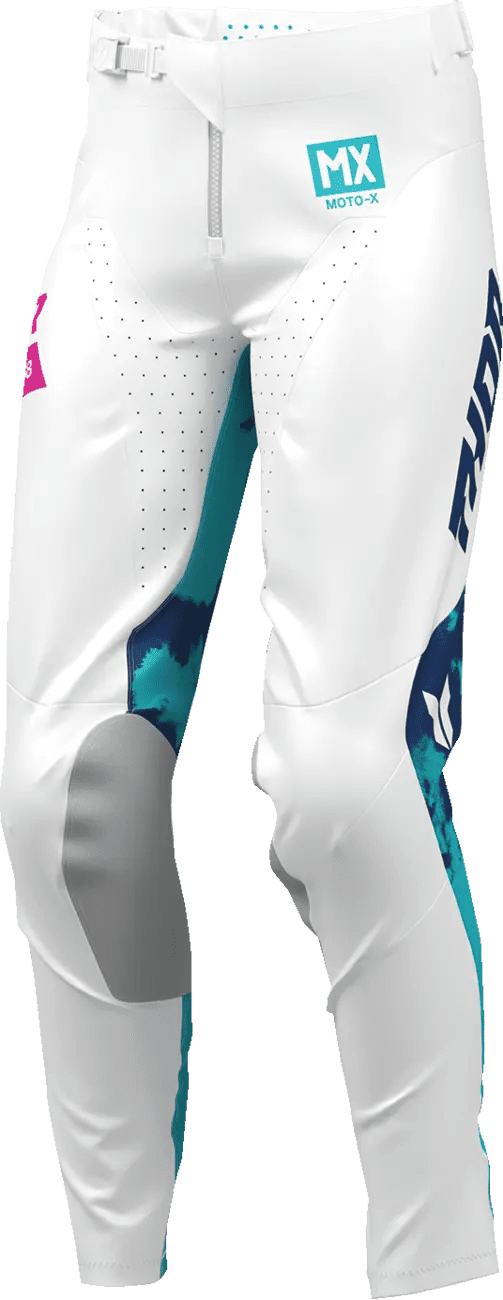 Thor Women Launchmode Pant - Bleach White/Aqua - Thor