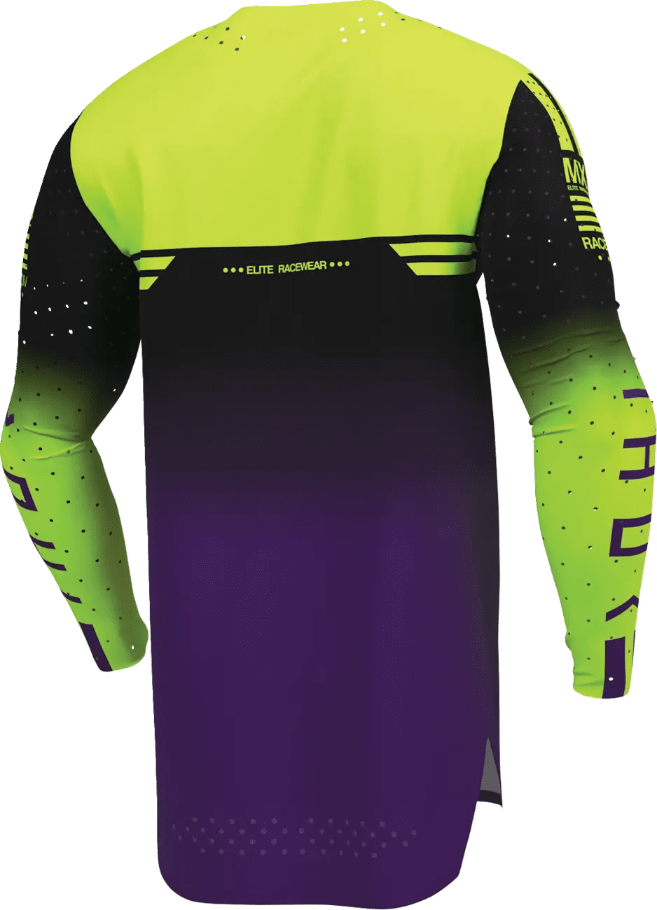 Thor Sportmode Jersey - Geo Schwarz/Violett - Thor