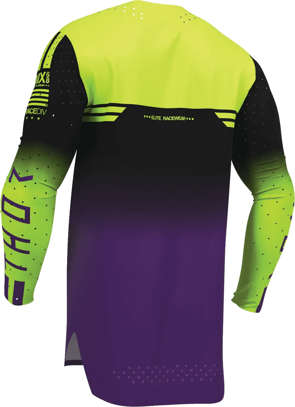 Thor Sportmode Jersey - Geo Schwarz/Violett - Thor