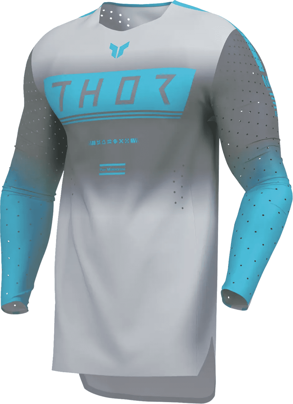 Thor Sportmode Jersey - Geo Charcoal/Gray - Thor