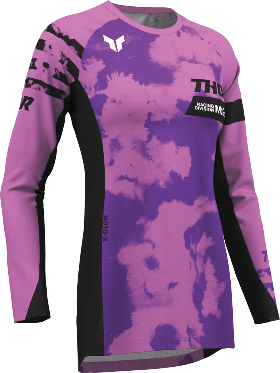 Thor Women Launchmode Jersey - Bleach Black/Orchid - Thor - Motocross Parts