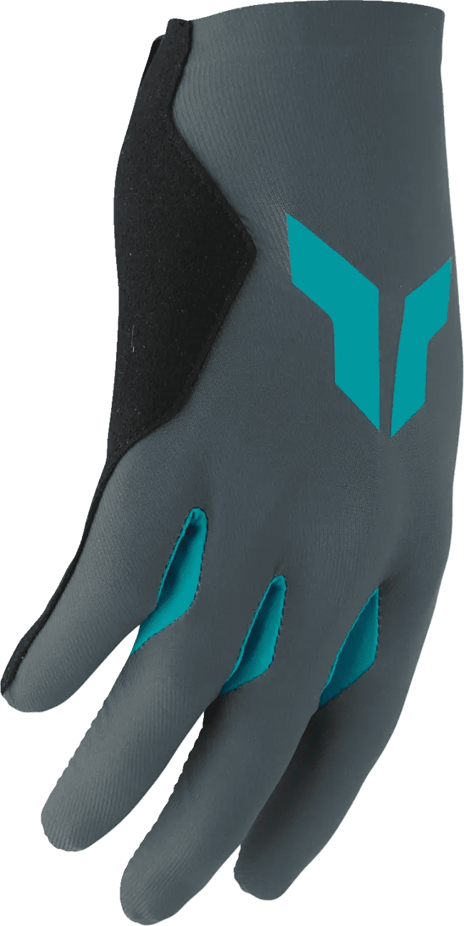 Thor Women Sportmode Glove - Iconic Gray/Aqua - Thor