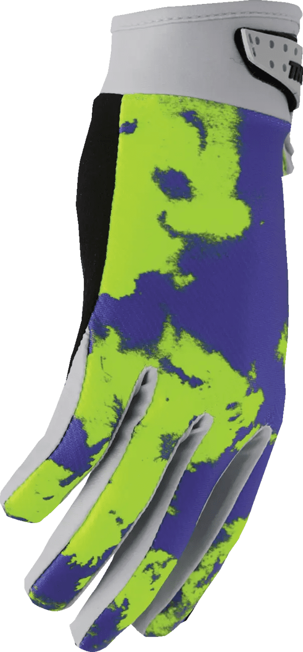 Thor Youth Launchmode Glove - Bleach Gray/Acid - Thor