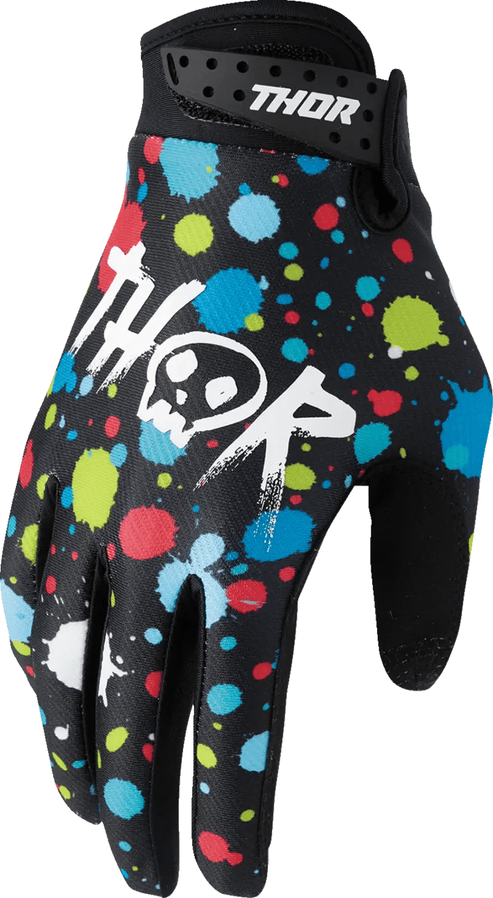 Thor Youth Launchmode Glove - Splat Multi - Thor - Motocross Parts