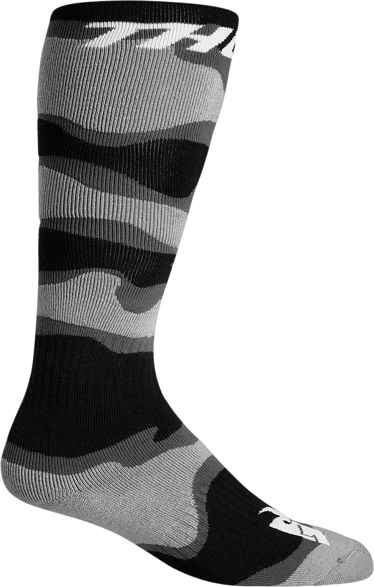Thor Youth MX Sock - Camo Gray/White - Thor - Motocross Parts